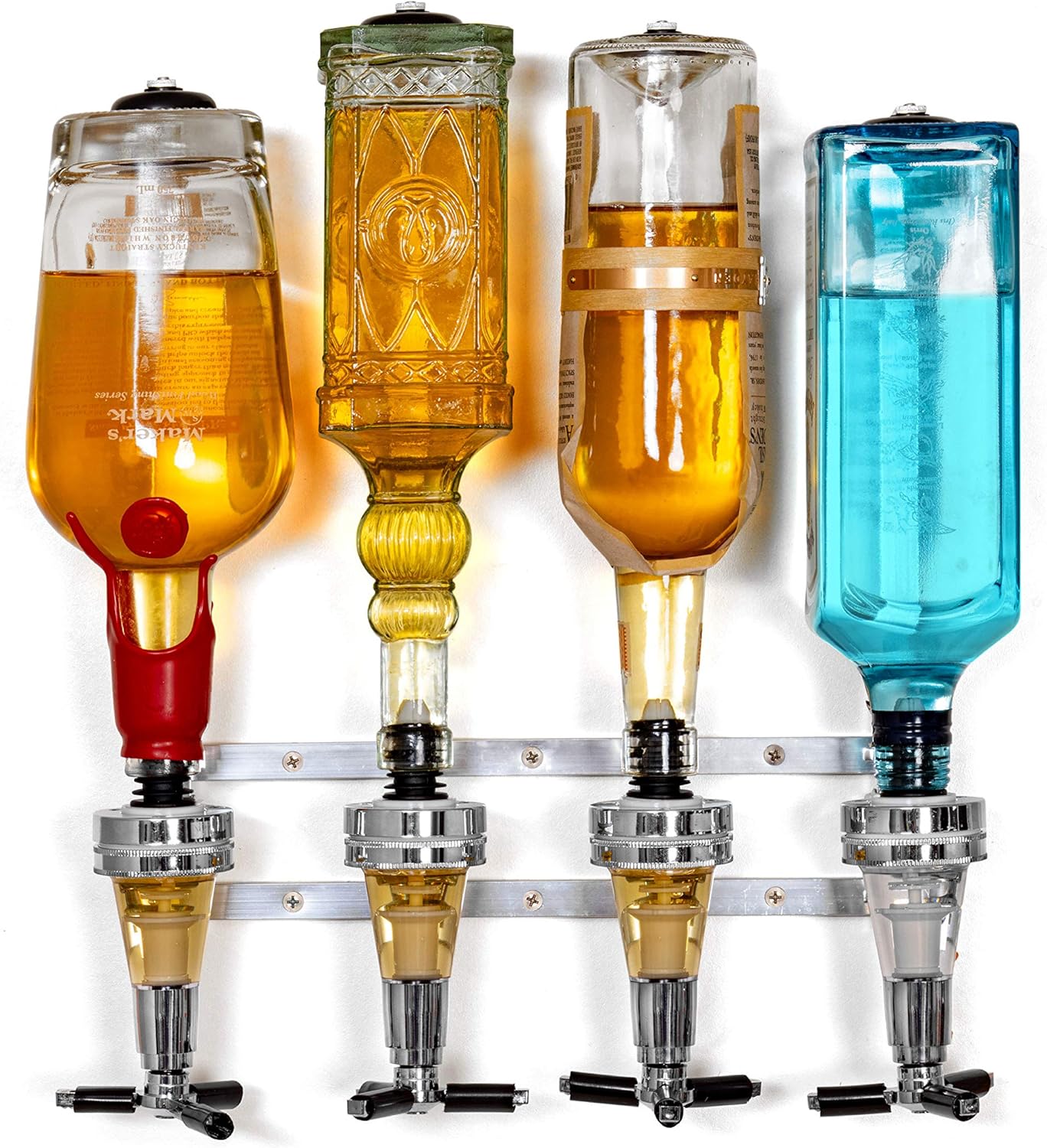 Wyndham House 4-Bottle Wall-Mount Liquor Dispenser