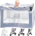 Pack n Play Cover with Zippers for Mosquito Protection