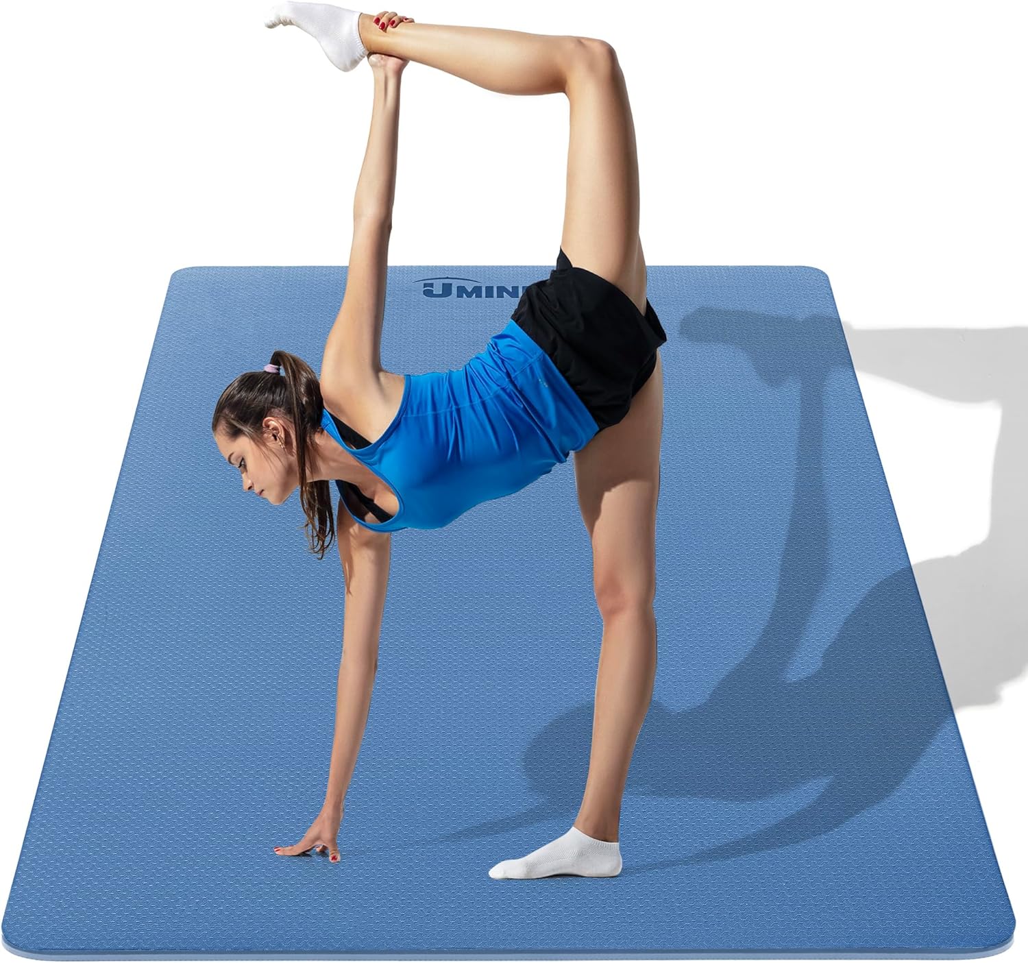 UMINEUX Large Yoga Mat for Men and Women - Extra Thick TPE