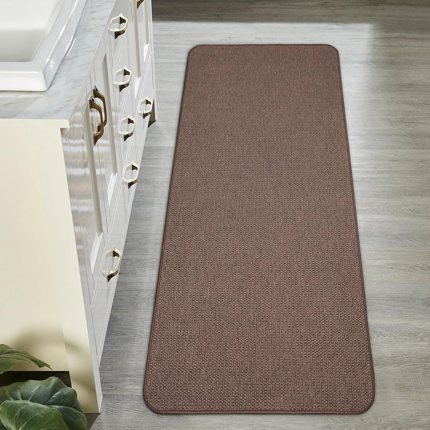 Ultra Thin Bath Mat for Bathroom, Quick Dry Non-Slip Rug