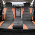 Car Seat Cover for Back Seat Faux Leather Universal Fit - Rear Split