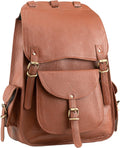 Full Grain Leather 20 in Laptop Backpack - Vintage Travel Pack