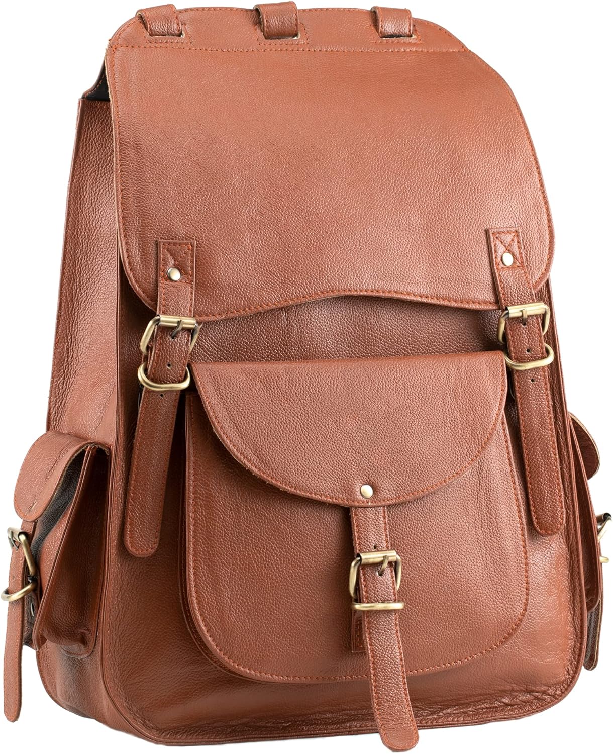 Handmade World Vintage Full Grain Leather Laptop Backpack