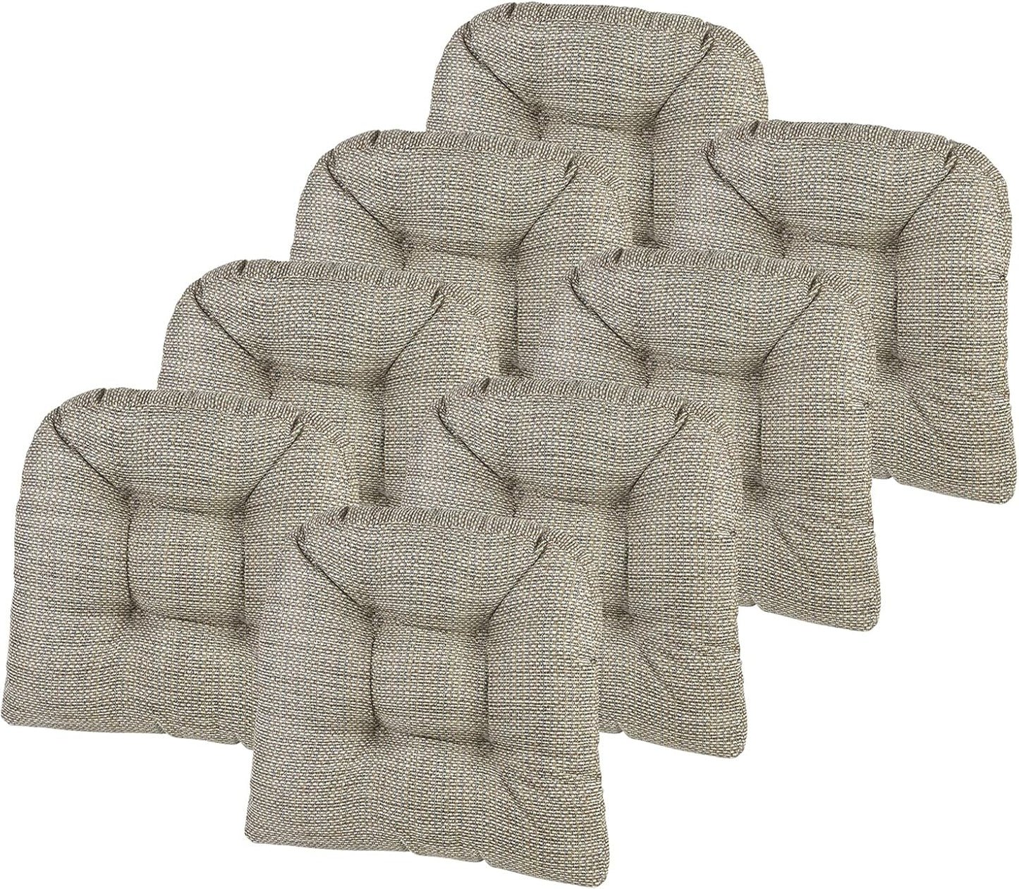 Klear Vu Gripper Overstuffed Non-Slip Dining Chair Cushions
