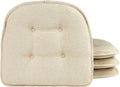 Klear Vu Omega Non-Slip Chair Cushions - Skid-Proof 4 Pack