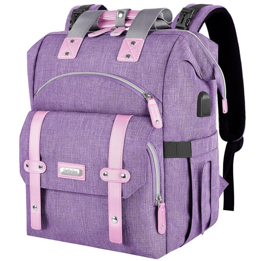 Jiefeike Diaper Bag Backpack: Stylish & Functional Baby Bag