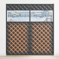 Magnetic Insulated Sliding Door Curtain for Winter Protection