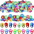 LED Light Up Rings 150 Pcs Party Favors - Bright Mix for Events