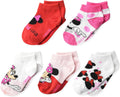Minnie Mouse Fun: Disney Girls' 5-Pack Shorty Socks
