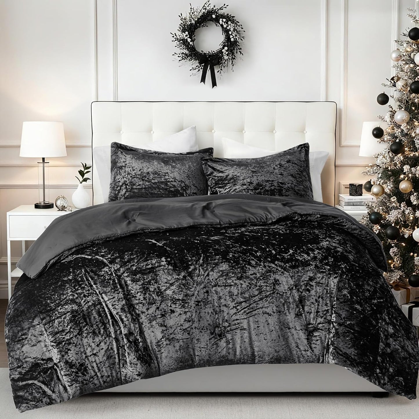 Luxurious Velvet Comforter Set for Cozy All Season Bedding