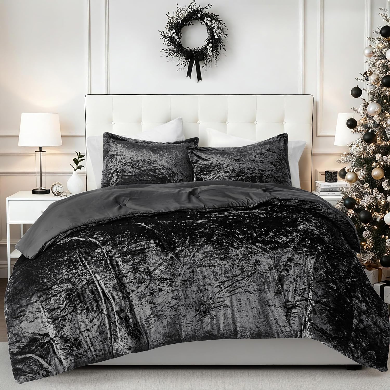 Luxurious Velvet Comforter Set for Cozy All Season Bedding