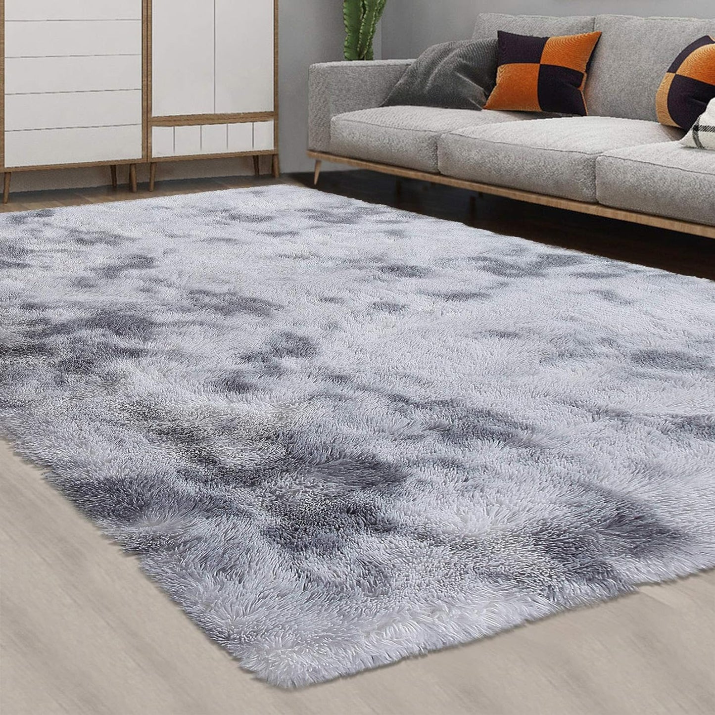 CAROMIO Abstract Area Rugs for Bedroom Living Room Cozy Decor