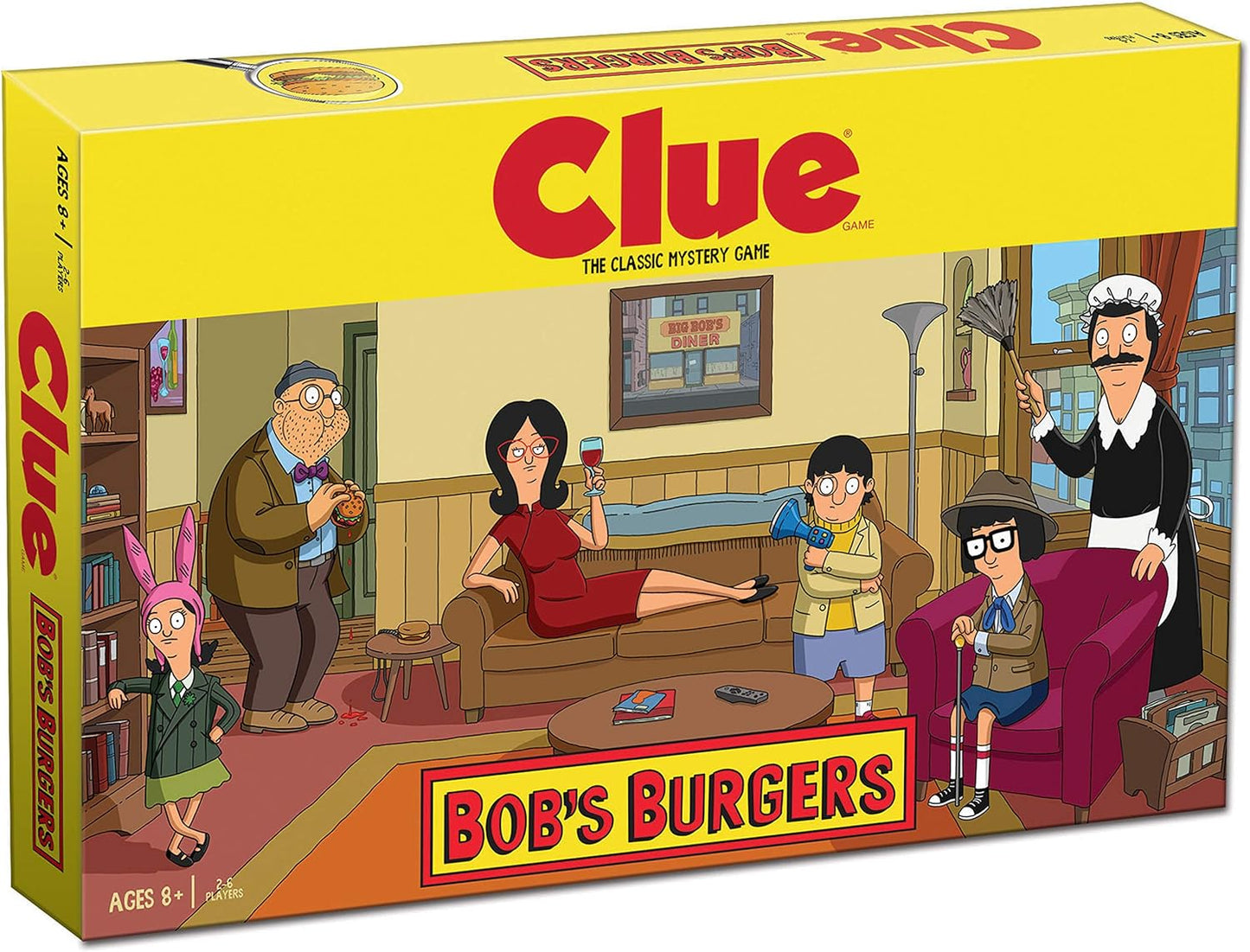 Clue Bobs Burgers Board Game - Solve the Mystery with Fun