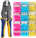 Haisstronica Crimping Tool with 260PCS Marine Grade Connectors