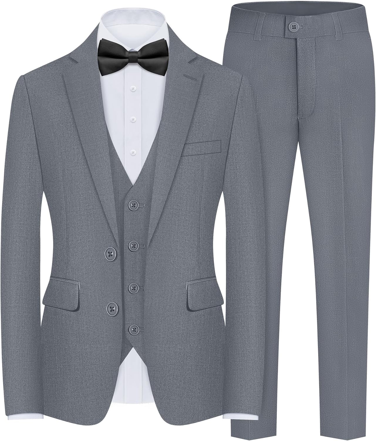 Men's Slim Fit 5-Piece Suit Set with Stretch for All Occasions