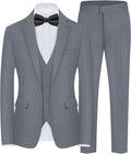Men's Slim Fit 5-Piece Suit Set with Stretch - Tailored Mobility fully