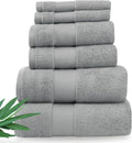 Ultra Soft & Plush Viscose from Bamboo Bath Towels - 6 Piece Set