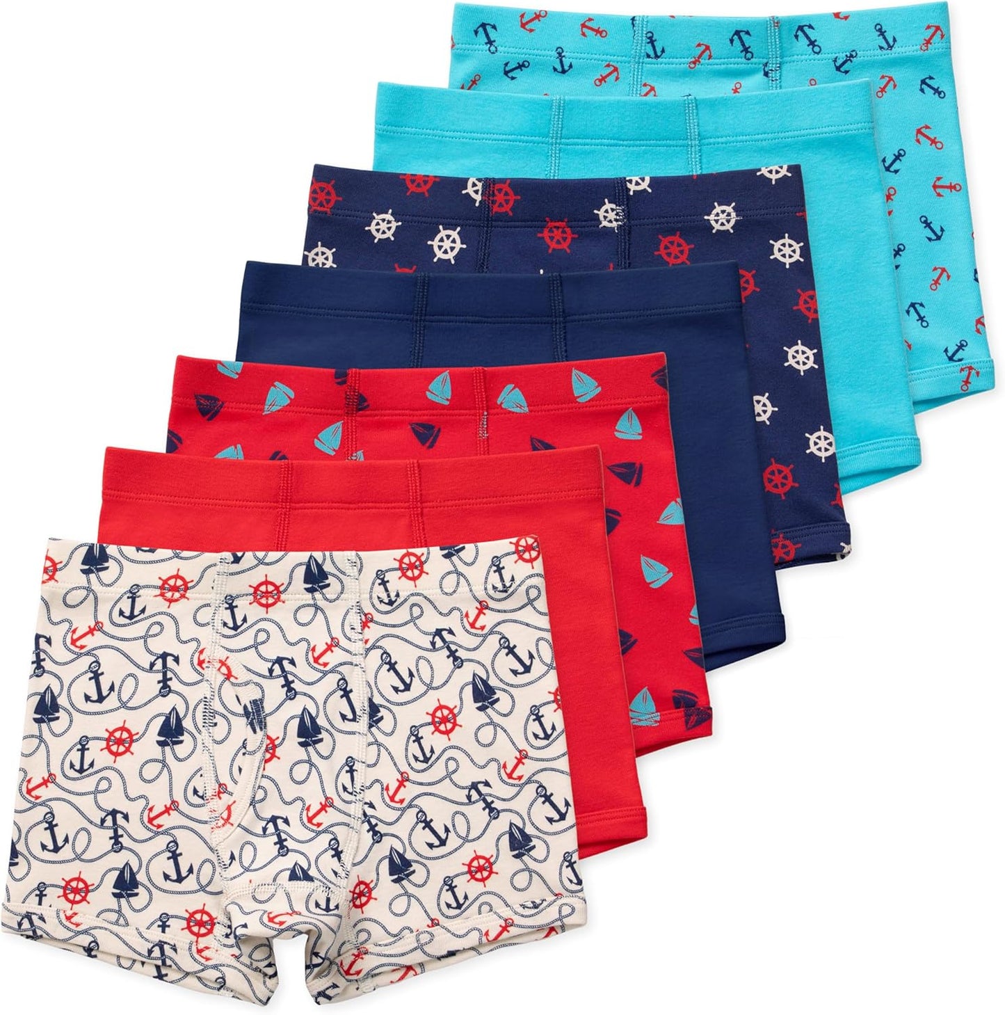 Lucky & Me Nolan Boys Organic Cotton Boxer Briefs 7-Pack Review