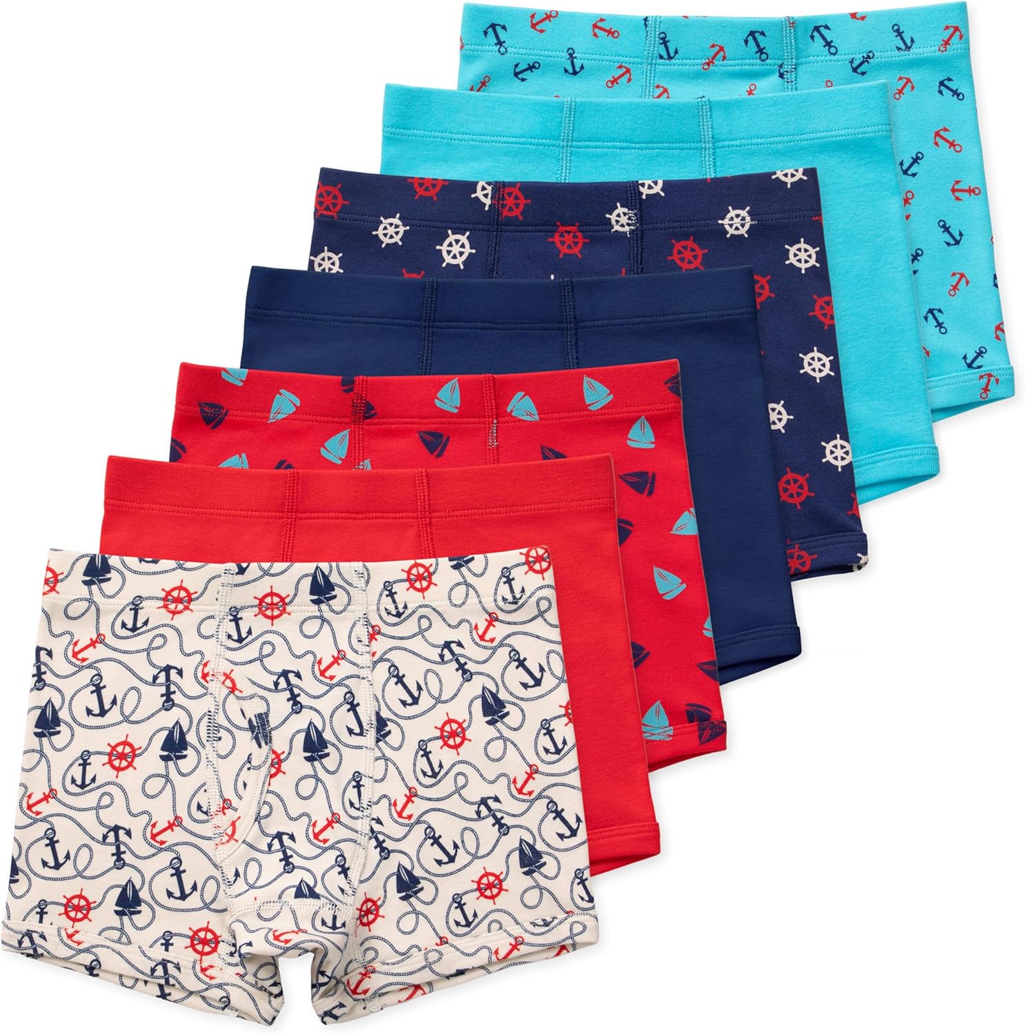 Lucky & Me Nolan Boys Organic Cotton Boxer Briefs 7-Pack Review