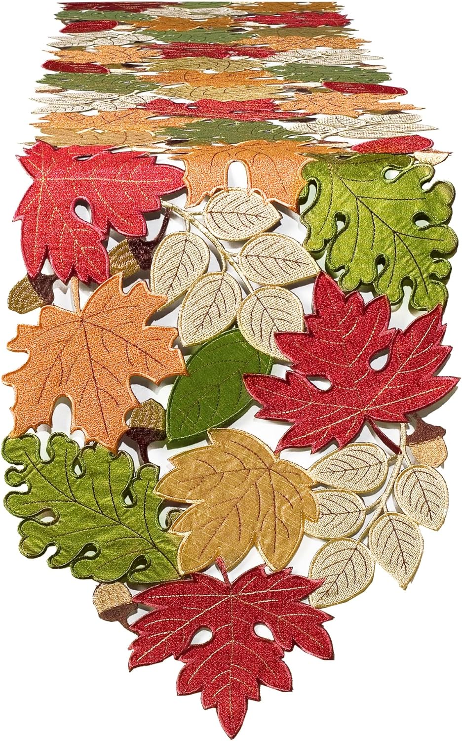Fall Table Runner 120in Long for Thanksgiving Harvest Decor
