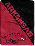 Northwest NCAA Unisex-Adult Micro Raschel Throw Blanket - Soft, Team