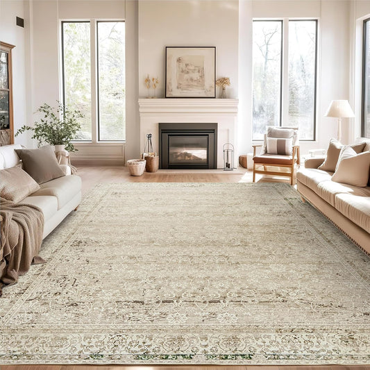 Neutral Area Rugs 8x10 for Living Room and Bedroom Spaces