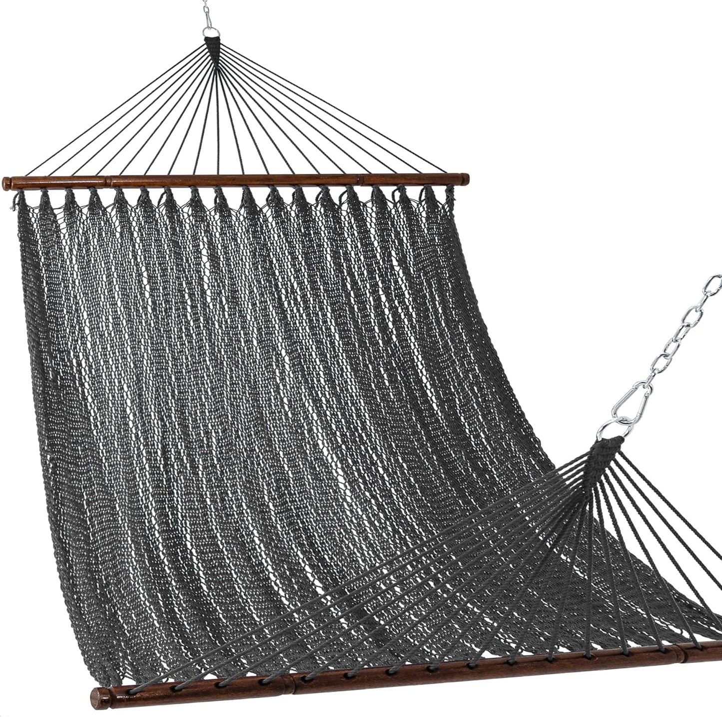 Lazy Daze Caribbean Rope Hammock for Outdoor Relaxation