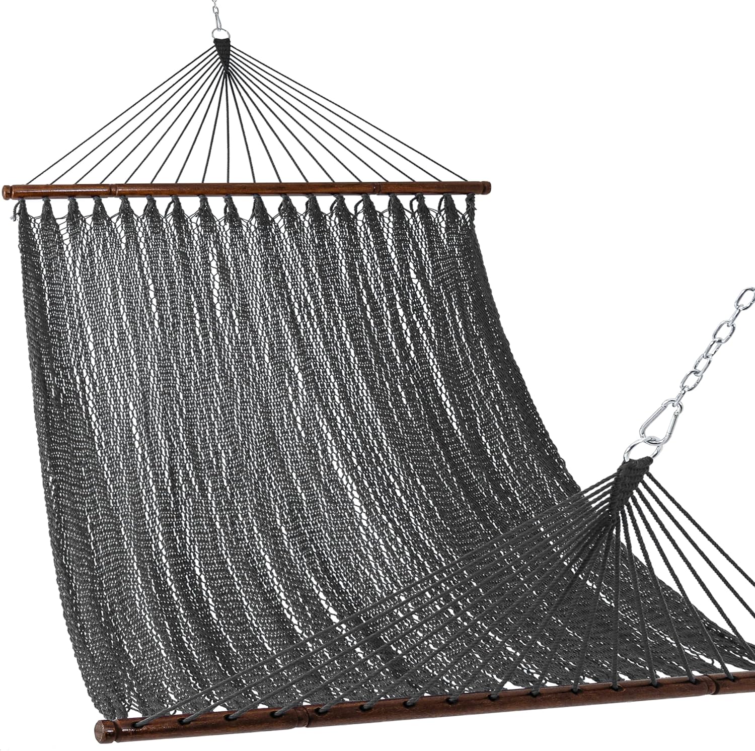 Lazy Daze Caribbean Rope Hammock for Outdoor Relaxation