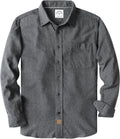 Dubinik Flannel Shirt for Men Plaid Button-Down Long Sleeve - Cozy are