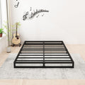 6 Inch Queen Bed Frame Metal Platform - Heavy Duty Steel Slat Support