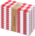 Urban Villa Cloth Napkins Set of 12 20x20 in - Durable Reusable Dinner