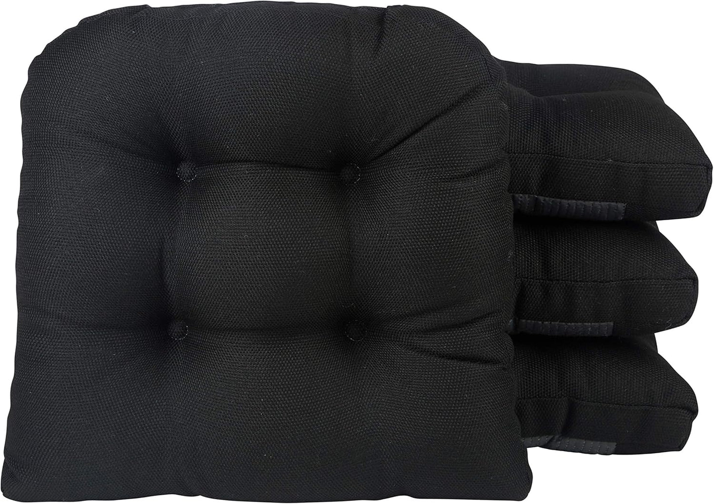 Klear Vu Gripper Overstuffed Non-Slip Dining Chair Cushions