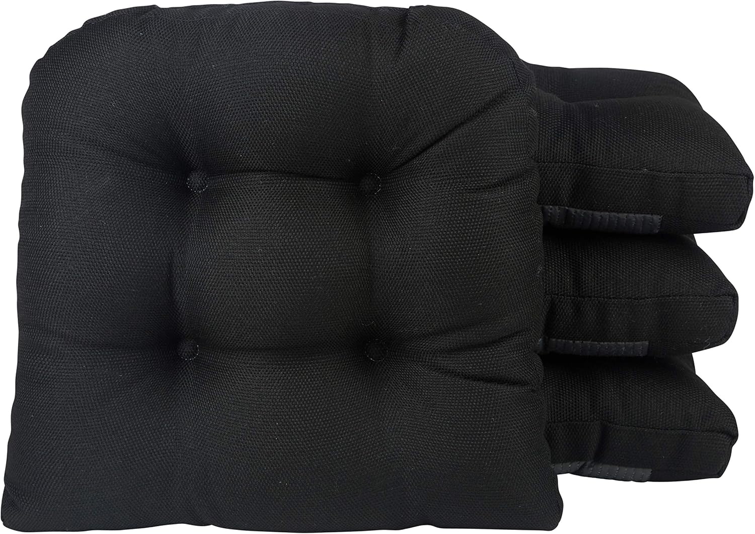 Klear Vu Gripper Overstuffed Non-Slip Dining Chair Cushions