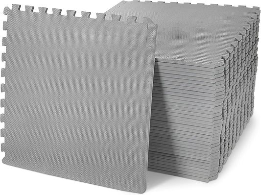 24x24 Inch EVA Interlocking Foam Exercise Tile Mat for Home Gym