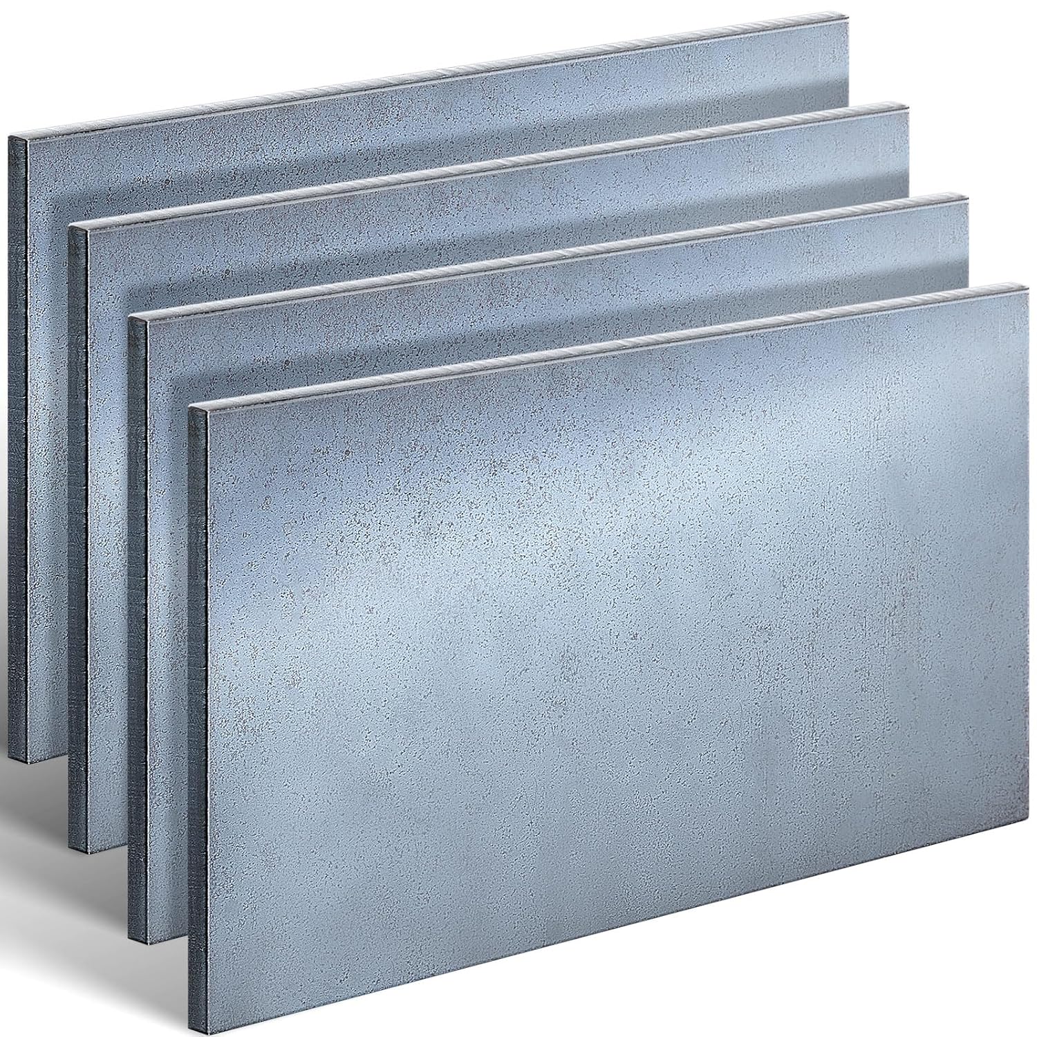 Tandefio 4 Pcs Hot Rolled Mild Steel Plate for Versatile Use