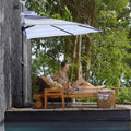 ABCCANOPY 9ft Half Patio Umbrella for Outdoor Spaces and Gardens