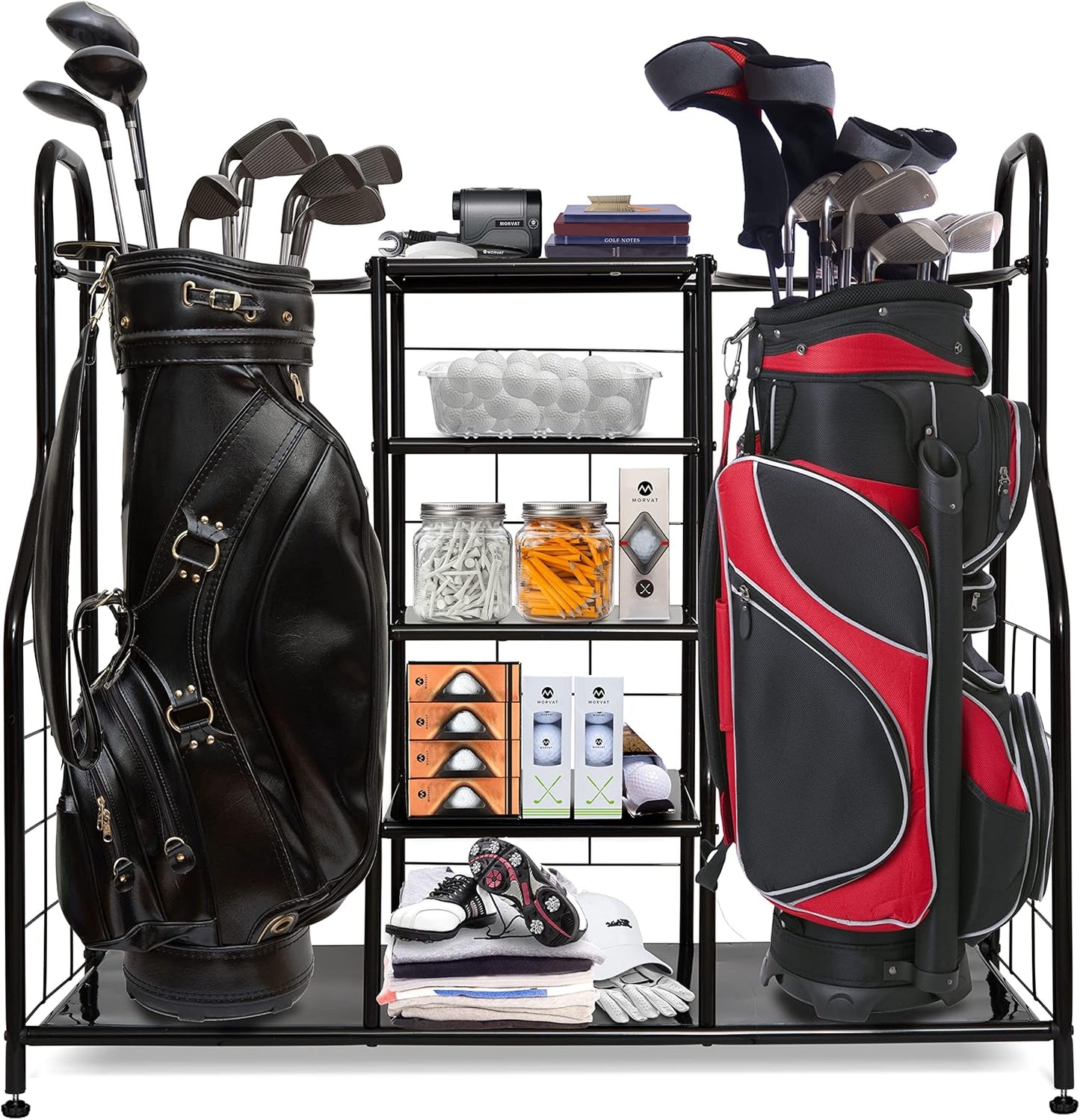 Morvat Double Metal Golf Organizer - Store Like a Pro!