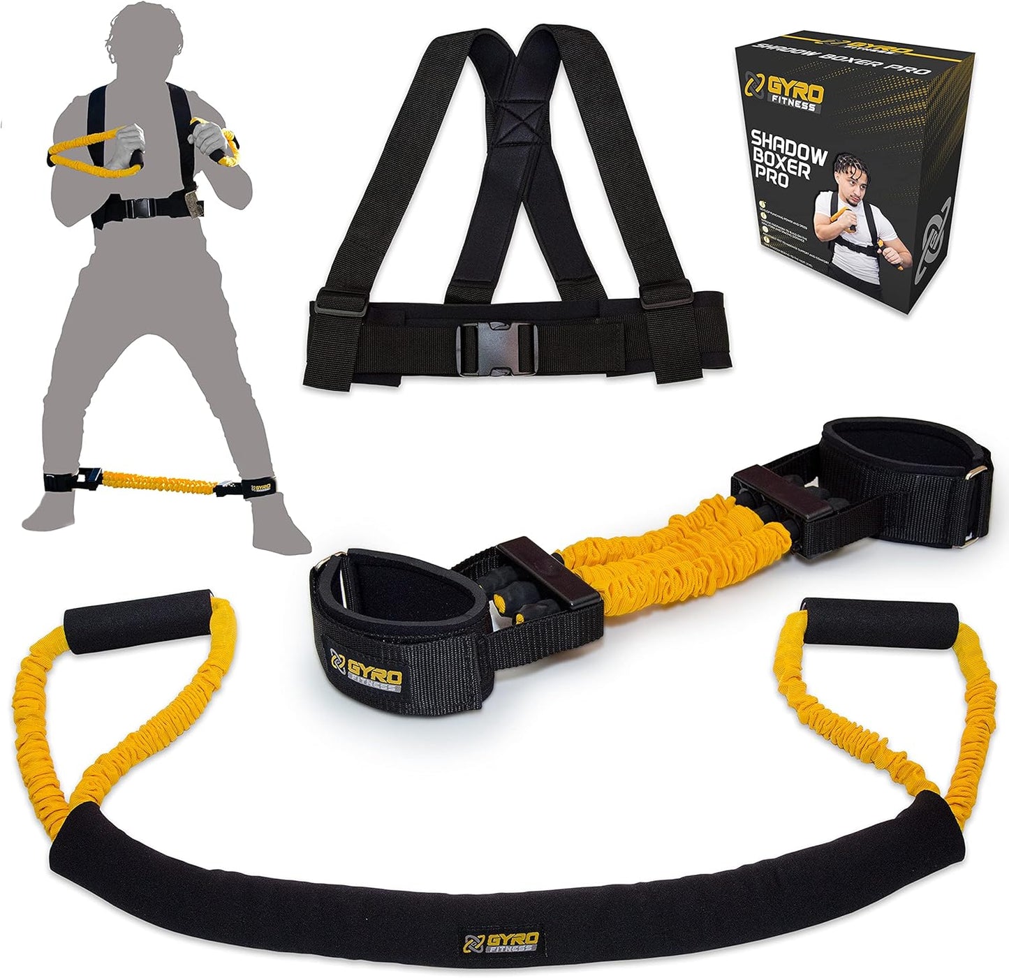 Shadow Boxer Pro: Resistance Bands Set for Powerful Home Boxing