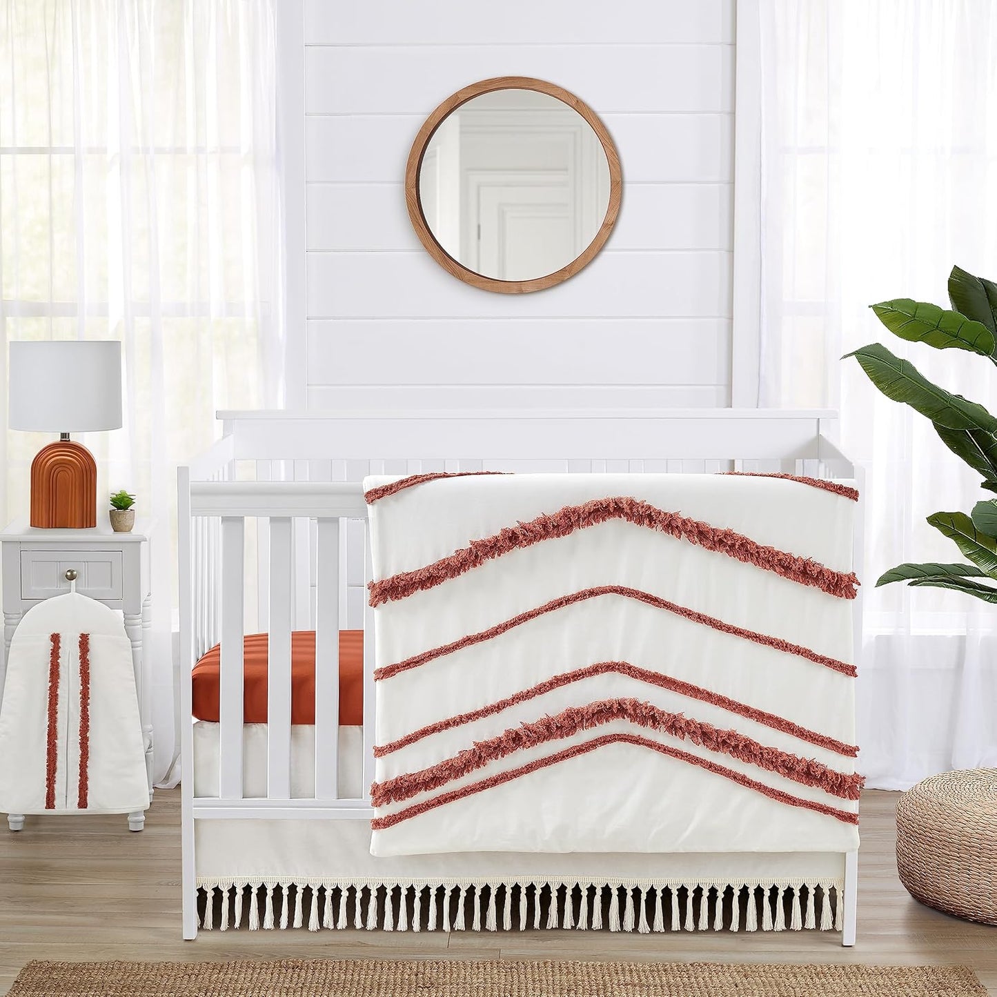 Sweet Jojo Designs Orange Boho Baby Crib Bedding Set Review