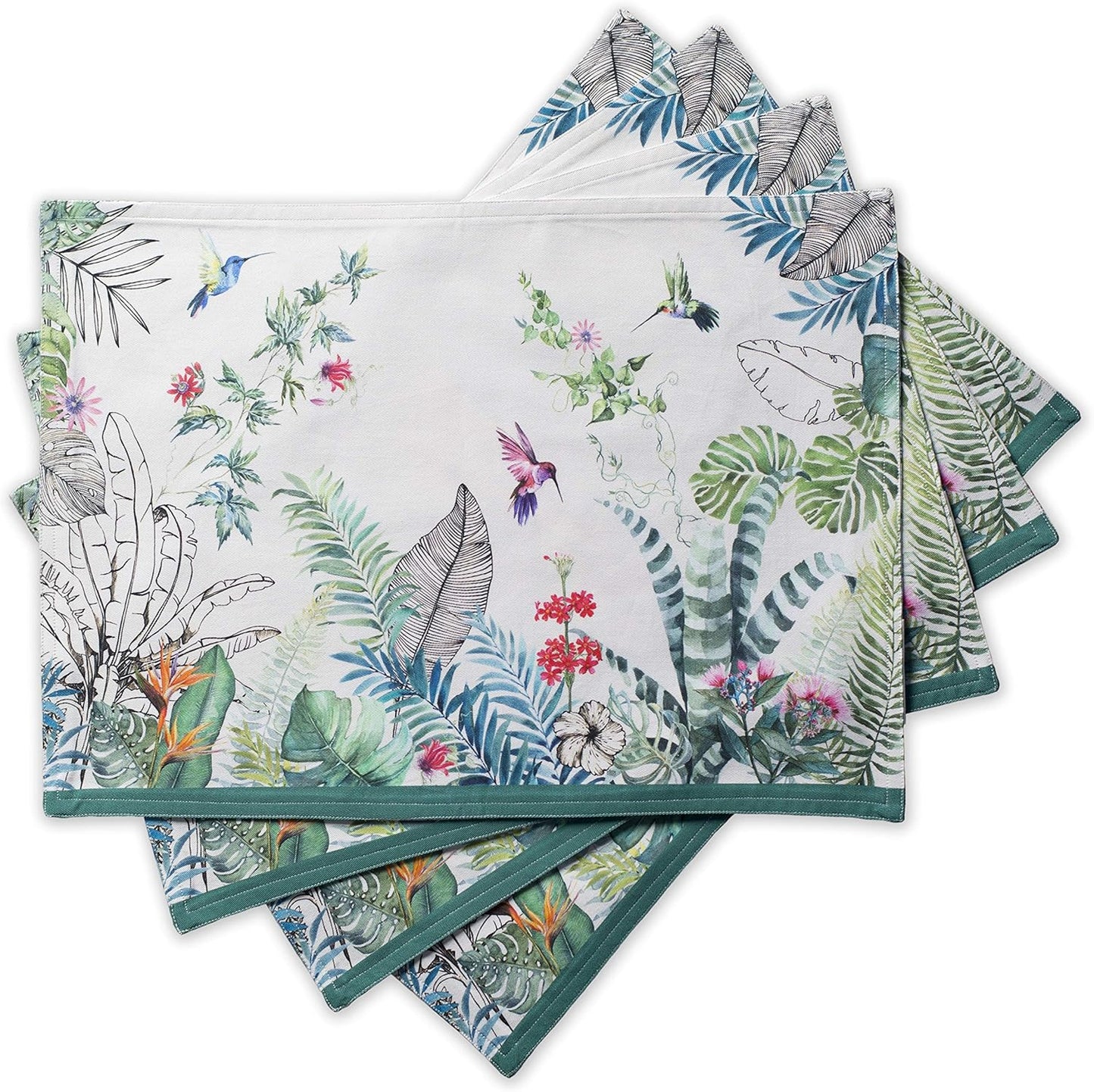 Maison d' Hermine Placemats Set of 4 for Stylish Dining Decor