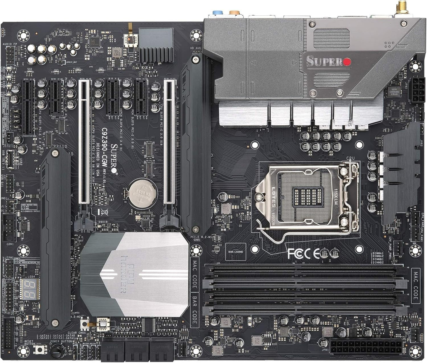 Supermicro MBD-C9Z390-CGW-O Motherboard for High-Performance Builds