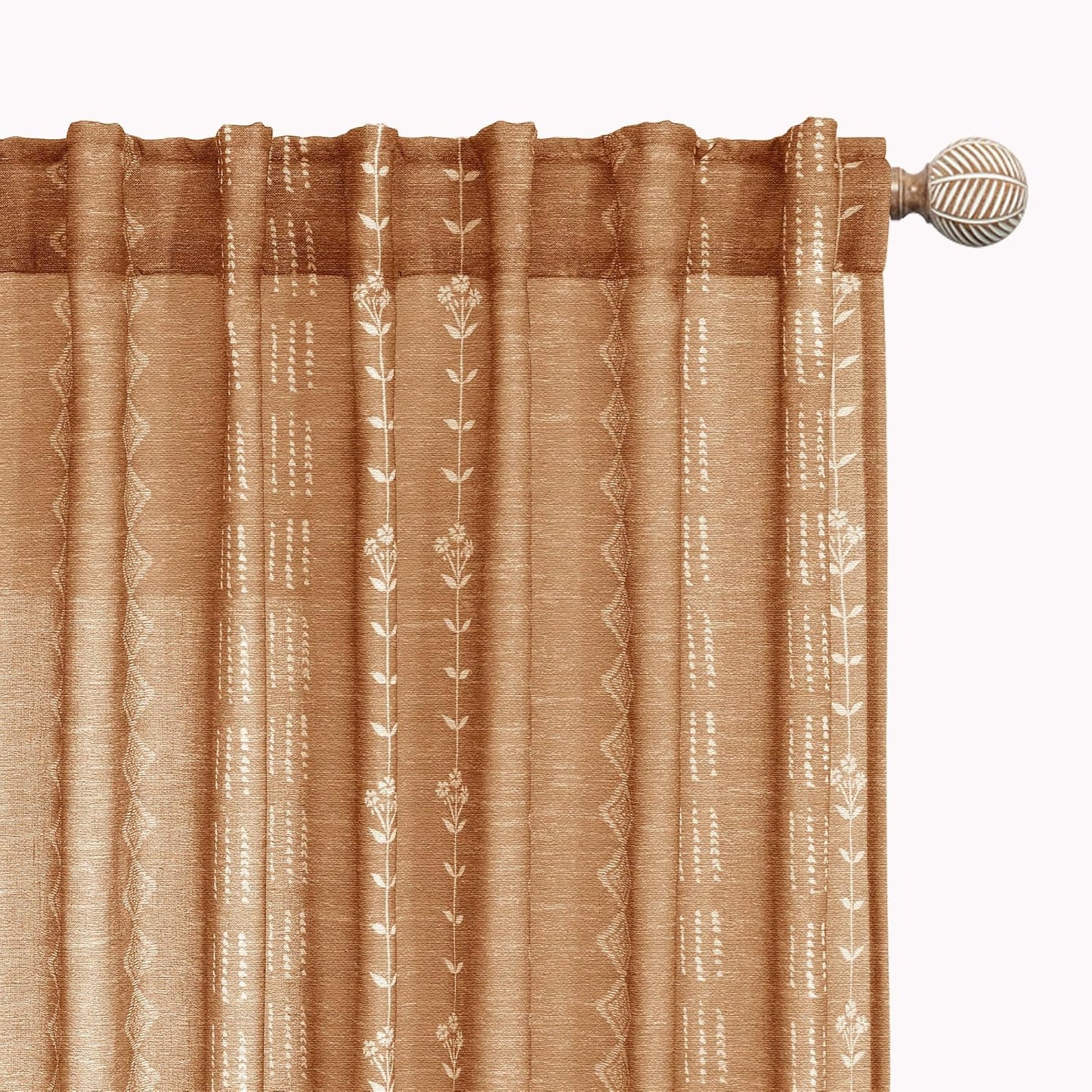Vintage Bohemian Pattern Curtains for Chic Home Decor