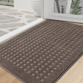 BEQHAUSE Waffle Indoor Door Mats for Muddy Shoes and Paws