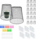 20Pcs Chicken Wire Cloche Plant Covers - Protect Seedlings