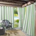 Sun Zero Valencia 2-Pack Cabana Stripe Outdoor/Indoor Grommet Panels