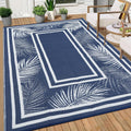 Outdoor Plastic Straw Rug 9x12 Waterproof Patio Rug - Portable, UV