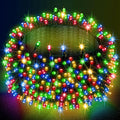 Dazzle Bright Multi-Colored Christmas String Lights - 1000 LED, 82ft
