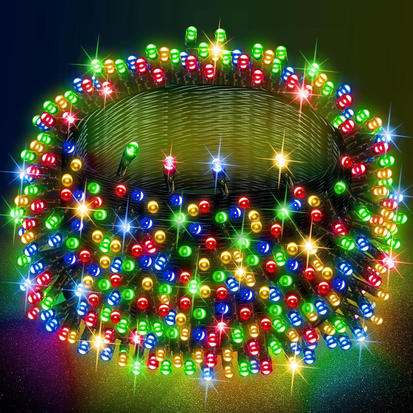 Dazzle Bright Multi-Colored Christmas String Lights for Festive Decor