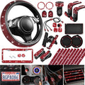 Bling Diamond Car Accessories Set 30 PCS - Sparkly Interior Kit