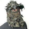 3D Leafy Camo Face Mask Hat for Hunting - Adjustable OSFM